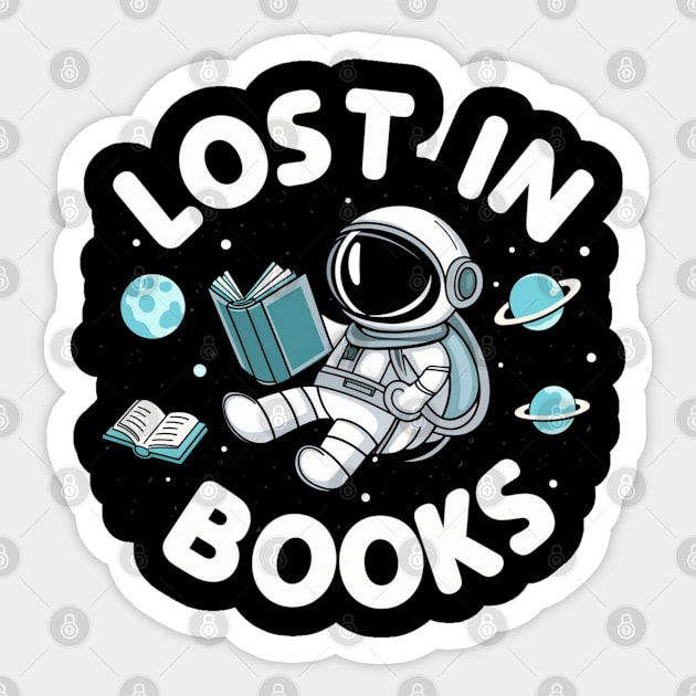 Lost In Books New Designed Premium Sticker by Farhan S